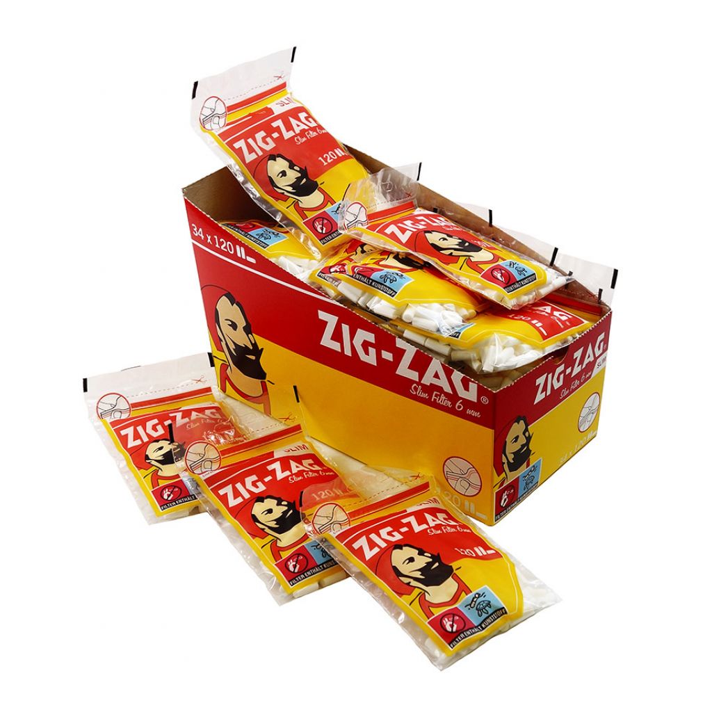 Filters ZIG-ZAG Slim 34x 120er - Profit Point Warenhandel Filters ZIG-ZAG Slim 34x 120er