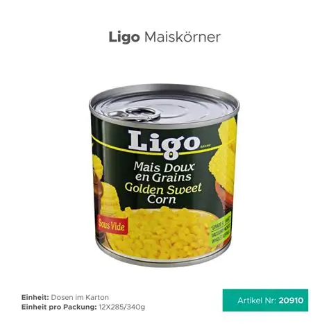 Maiskörner LIGO GoldenSweet - Profit Point Warenhandel