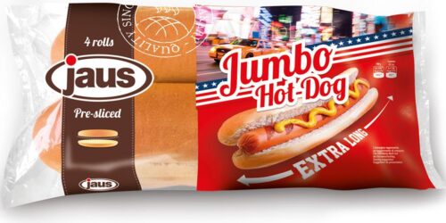 Jaus Hot Dog-Brot JUMBO 4er - Profit Point Warenhandel